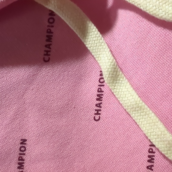 Champion Women's Powerblend Hoodie All Over Print Logo Pull Over - Picture 7 of 7